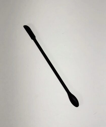 espátula de silicona negra